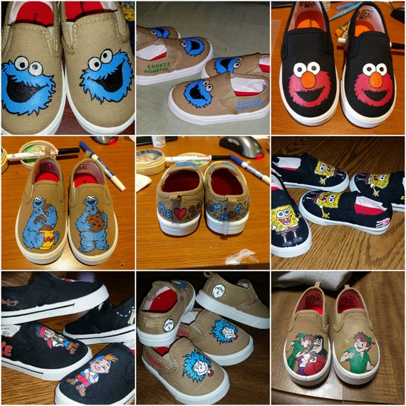 Hand Painted kids shoes