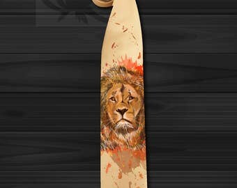 Lion Tie Art Men's tie Necktie Illustration Art Graphic print