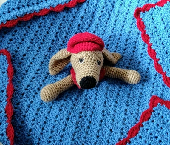 Huggy Puppy Baby Blanket