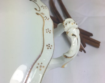 Antique Ironstone Tureen *FREE SHIPPING* Covered Vegetable Dish Lidded Casserole Dish Ironstone Serving Dish