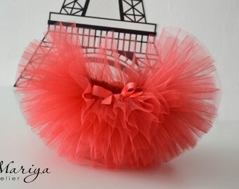 Baby Tutu Skirt - Birthday Tutu- Cake Smash Tutu - Kid's Skirt - Short Fluffy Tutu - baby tutu