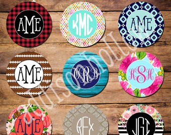 Car Coasters - Set of 2 - Monogram - Neoprene - Mini - Cup Holder - Automobile Accessories - gift for her - gift for him - sweet 16