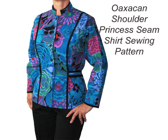 princess seam blouse