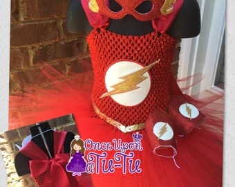 Flash tutu. Flash tutu dress. Flash costume. Flash cosplay.