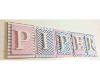 Aztec Nursery Decor, Aztec Nursery Letters, Aztec Nursery Ideas, Wooden Letters for Nursery, Personalized Wooden Letters, Tribal Nursery