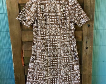 brown bandana dress