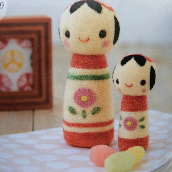 Japanese Hamanaka Felt Wool Mascot Needle Felting Kit 2