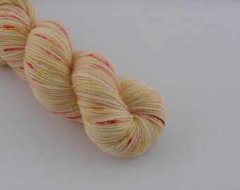 PETILLANTE SOCK, Pschitt jaune, merino nylon sock yarn ,100g