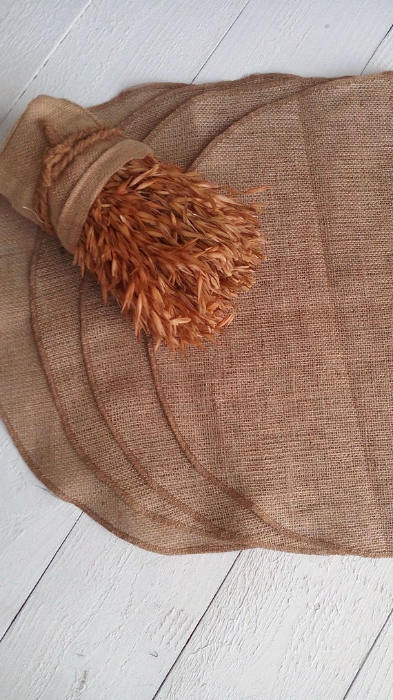 Round Table Toppers Burlap Round Burlap Wedding Table Toppers 18 X