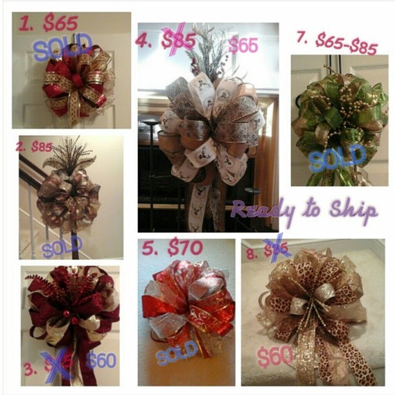 Christmas Tree Toppers Sale SHIPPING INCLUDED Custom Made
