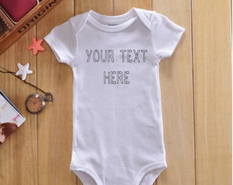 Custom Baby Onesie, Custom Onsie, Personalized Onesie, Create Your Own Onesie, Unique Showers Gift, Baby Shower Gift, New Mom Gift