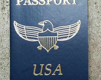 Mini USA Passport for Baby Shower, Travel Theme Party, Crafting