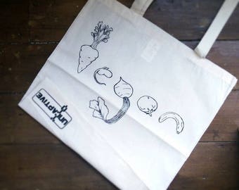 Vegan Tote Bag, Great for shopping. Fair Trade Wear, 100% Cotton, Vegan Gift