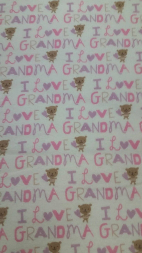Baby Blanket I Love Grandma Blanket Set Burp Cloths Wash