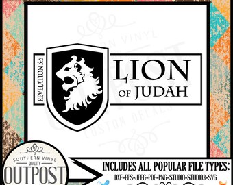 lion svg, lion of judah, lion of juda svg, judah, tribe of judah, Jesus Christ, Christian svg, verse SVG, Silhouette Studio Cricut Design