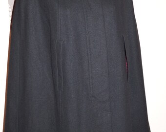 70s Loden Coat Cape Wool Coat Costume