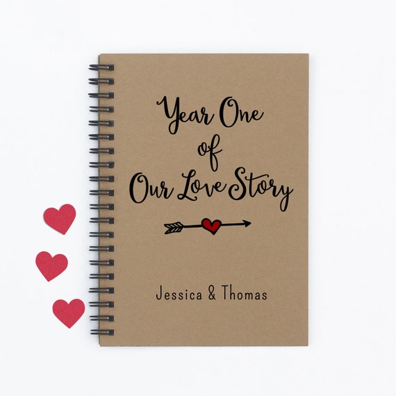 Personalized Year One of Our Love Story 5x7