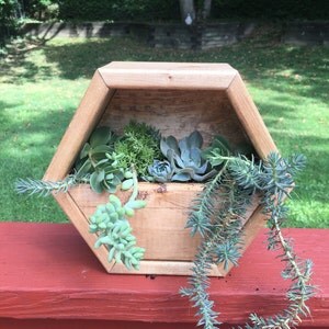 Wooden Planter | Etsy