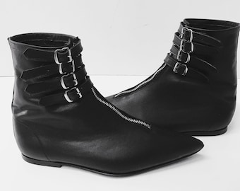 Original Pikes-Minx 4 Buckle Boots