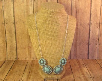 Modern Squash Blossom Necklace