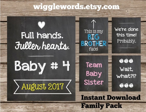 4th baby announcement shirts