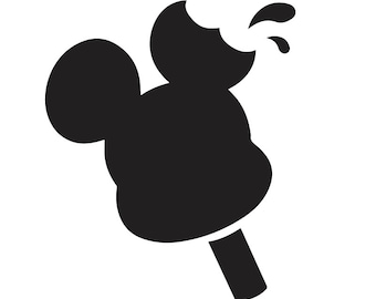SVG, mickey ice cream, disney world, mickey ears, disney, disney snacks, cut file, printable file, cricut, silhouette, instant download