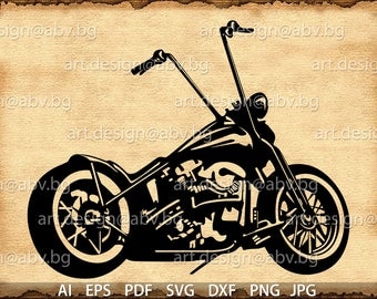 Vector MOTORCYCLE, ai, eps, pdf, PNG, svg, dxf, jpg Dounload, graphical, discount coupons