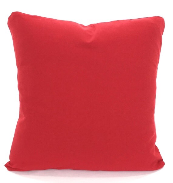 Solid Red Pillow Covers Decorative Throw Pillows Cushions