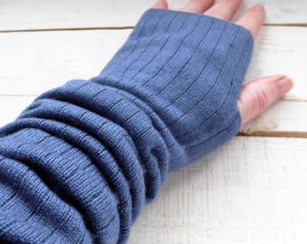 Cashmere silk wrist warmers