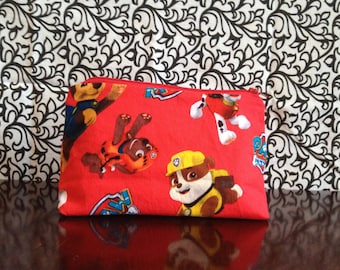 Paw Patrol Fabric Bag, Makeup Bag, Cosmetic Bag, Pencil Case