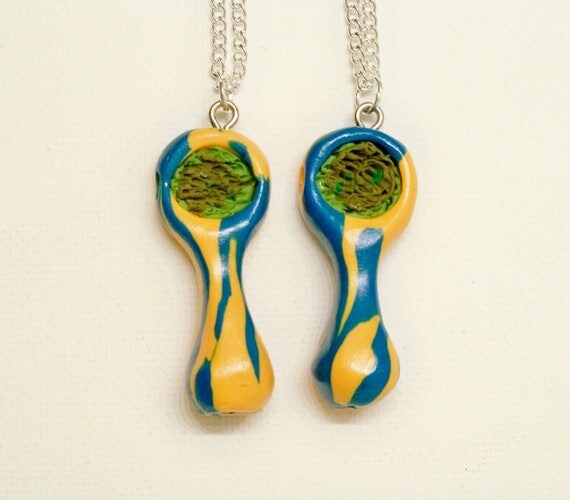 Best Friends Weed Pipe Necklaces granite by TwentyAfterFourStore