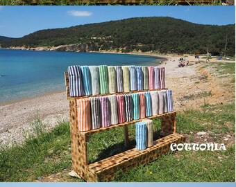 Striped Turkish Towel,Stirepe Beach Towel,Natural Cotton Towel,Stripe Peshtemal Towel,Stripe Fouta,Striped Bath & Beach Towel,fouta