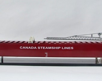 Thunder Bay Canada Steamship Lines Display Model - St. Lawrence River Freighter