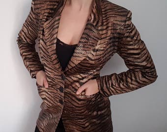 Wild Thing, you make my heart sing: 1980s Tiger Blazer