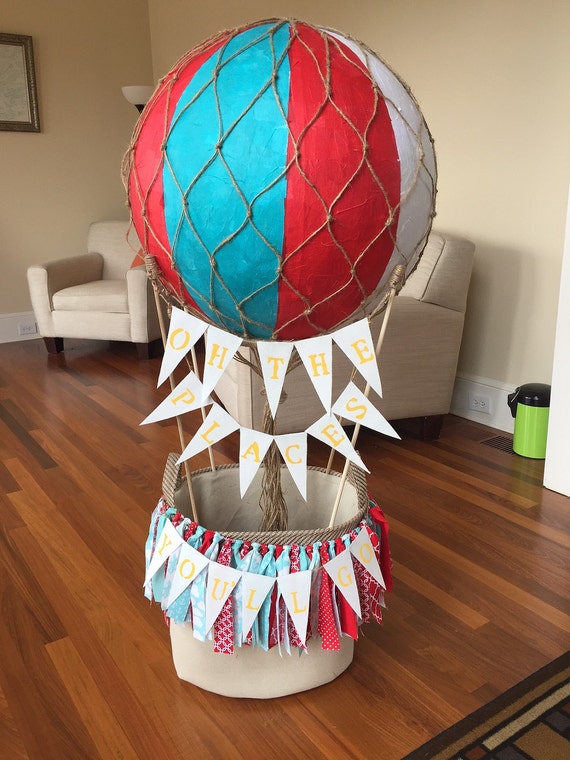 Items similar to Hot Air Balloon - Baby Shower/Nursery/Photography Prop