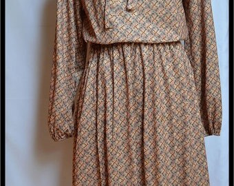 Sale//Country dress//Floral Dress//Medium dress//Dolly dress//Prairie folk dress//80s dress//Klänning//Kleid//Robes Femme//Vestidos//kjole