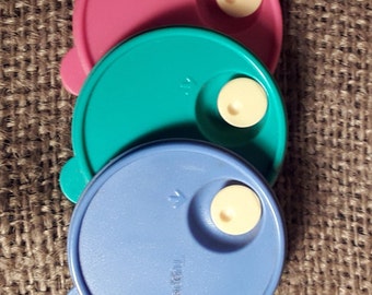 Tupperware~Magnets~Red-Blue-Green~CrystalWave Seals