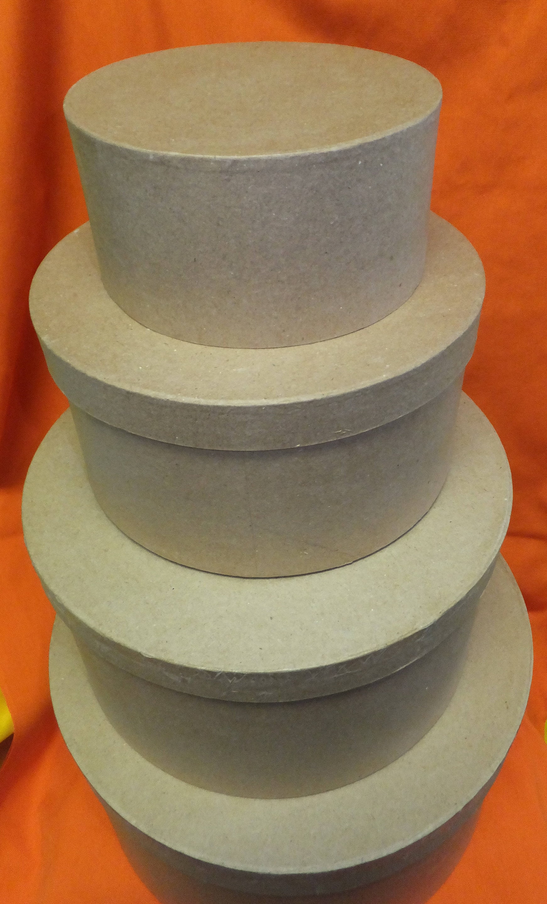 YOU Decorate 4 Stacking Blank Hat Boxes Craft 4 Blank ...