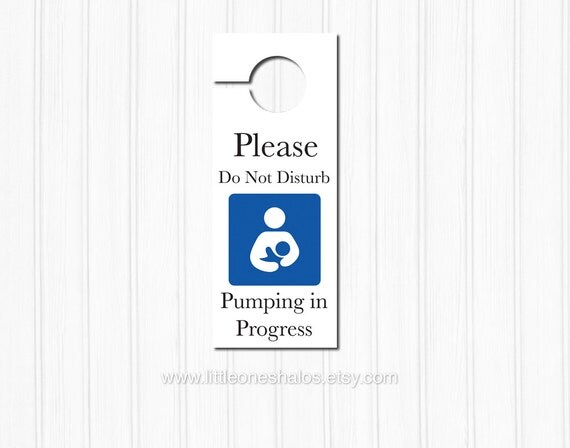 Items similar to Please Do Not Disturb Pumping in Progress- Pumping in ...