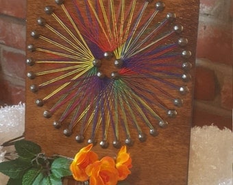 Colored Wheel Wall Hanging