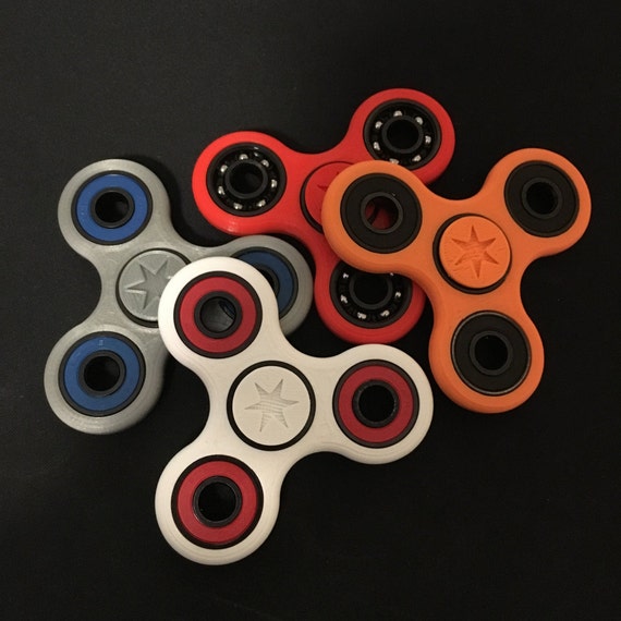 triple simple dimple fidget spinner