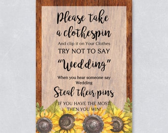 Bride clothespins | Etsy