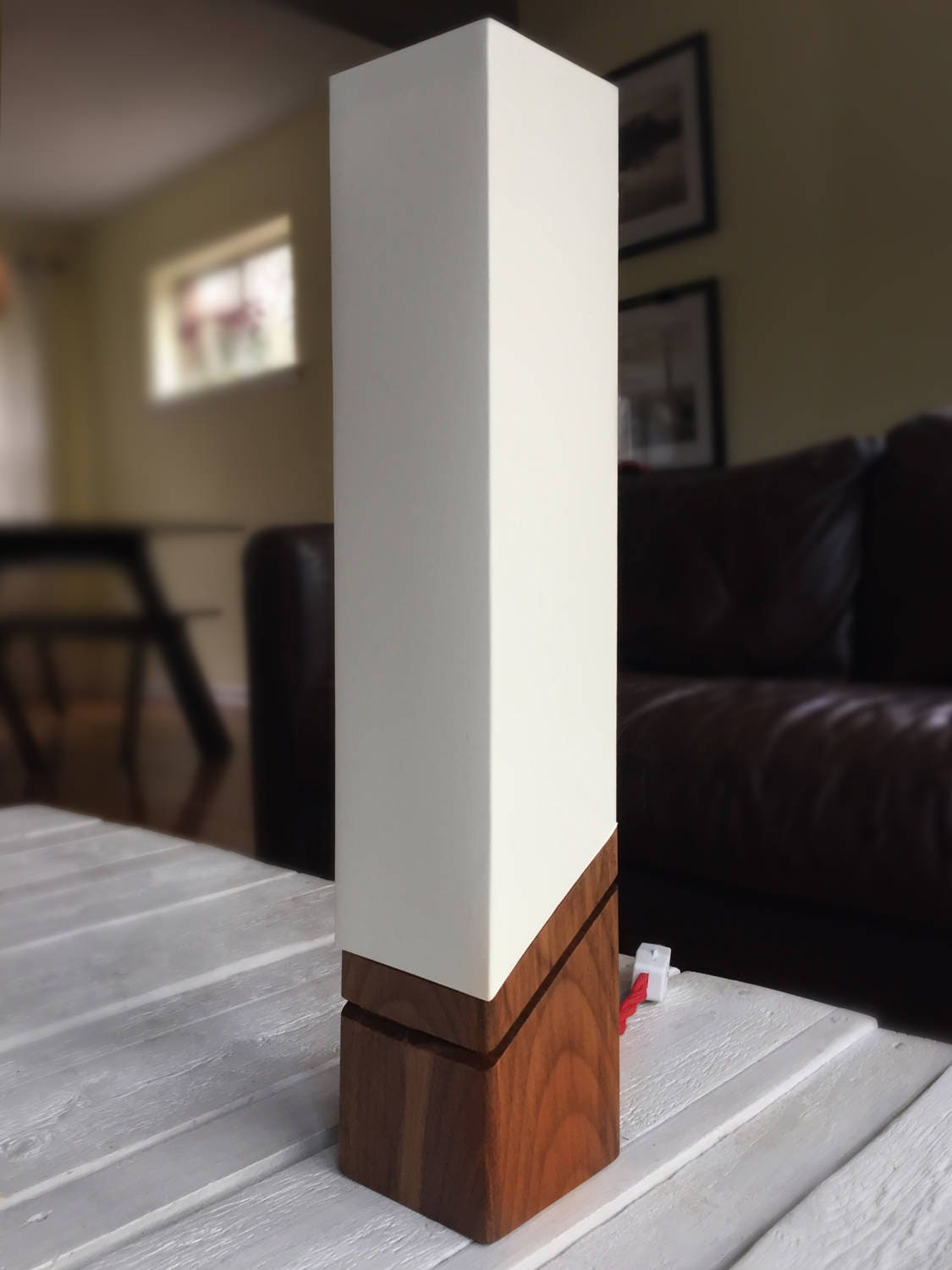 Modern Wood Accent Lamp