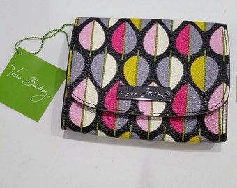 Nice with Tags Vera Bradley Petite Wallet Moon Drops Multi-Colors
