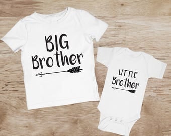 Sibling Matching Shirts Big Brother Little Brother Kids