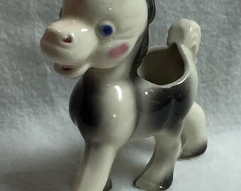 Small Pony with Rosy Cheeks Garden Planter (#010)