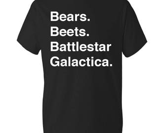 Bears Beets Battlestar Galactica Shirt The Office Heather Shirt Dwight You Ignorant Slut Shirt Dwight Schrute Shirt Dunder Mifflin