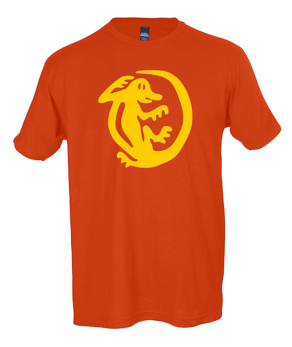 orange iguana shirt