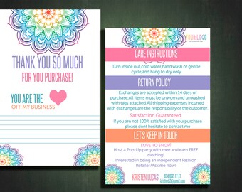 Thank You Card, 5x7, Care Card, Free Personalize, Home Office Approved (Fonts color), Consultant Digital Card, LLR Thank You Card- Care card