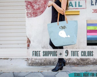 Light Blue Beach Totes, Whale Beach Bag, Whale Tote, Burlap Beach Tote, Oversized Beach Bag, Monogrammed Beach Bag, Personalized Beach Bag